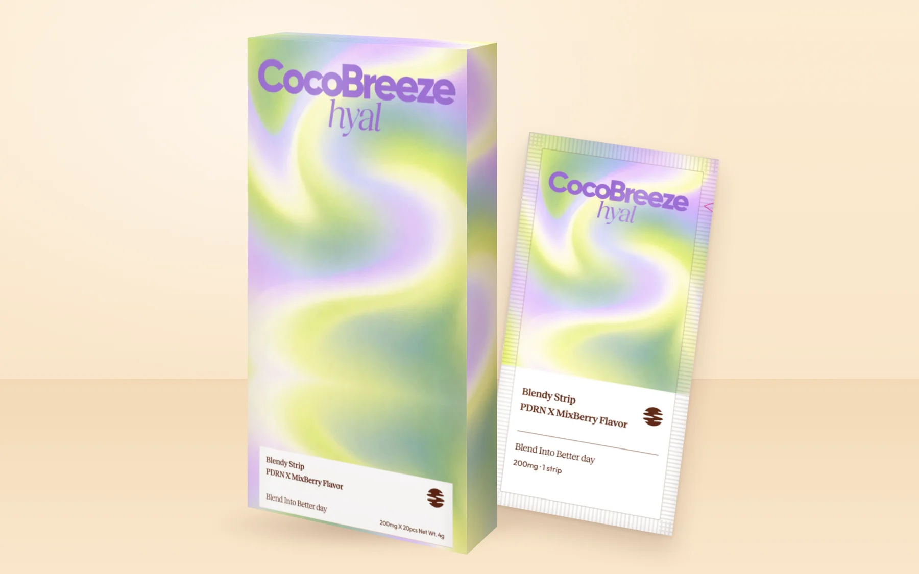 CocoBreeze 박스와 내지 목업